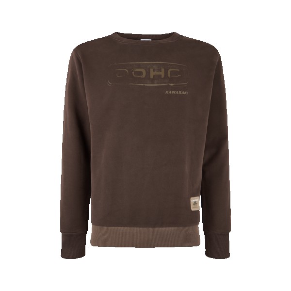 Kawasaki Kawasaki DOHC Sweatshirt Brown
